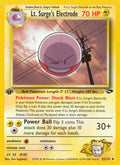 Lt. Surge's Electrode #052/132 - Gym Challenge - Near Mint