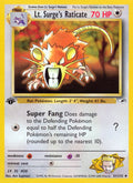 Lt. Surge's Raticate #051/132 - Gym Heroes - Near Mint