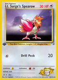 Lt. Surge's Spearow (52) #052/132 - Gym Heroes - Near Mint