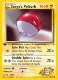 Lt. Surge's Voltorb #084/132 - Gym Heroes - Near Mint