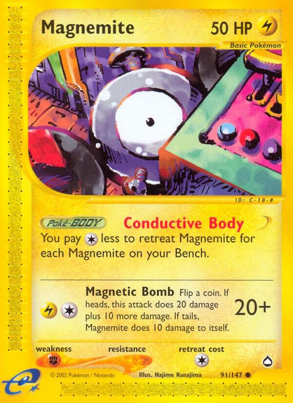 Magnemite (91) #091/147 - Aquapolis - Near Mint