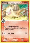 Mankey (Delta Species) #70/110 - Holon Phantoms - Heavily Played