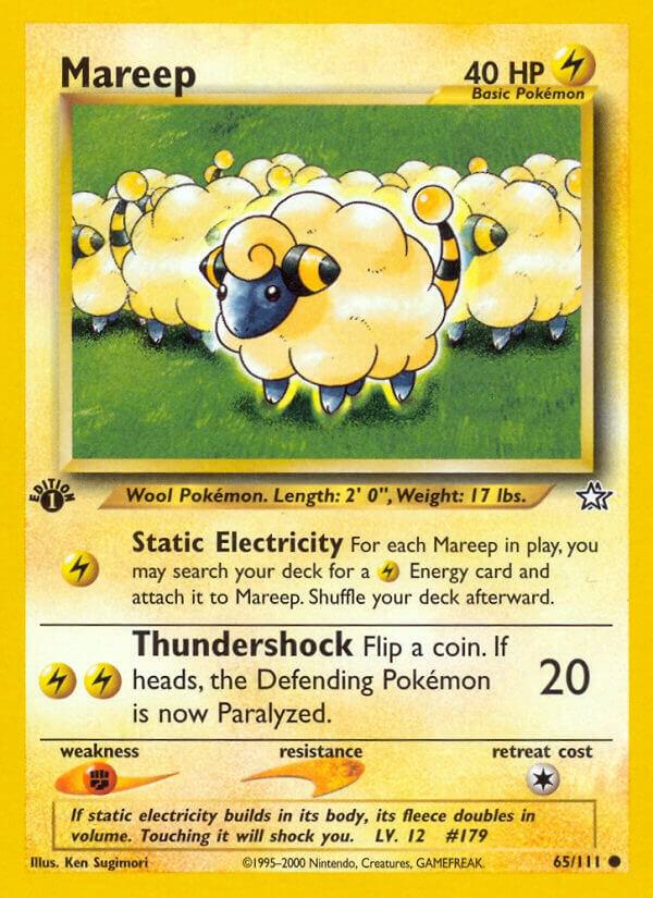 Mareep #065/111 - Neo Genesis - Near Mint