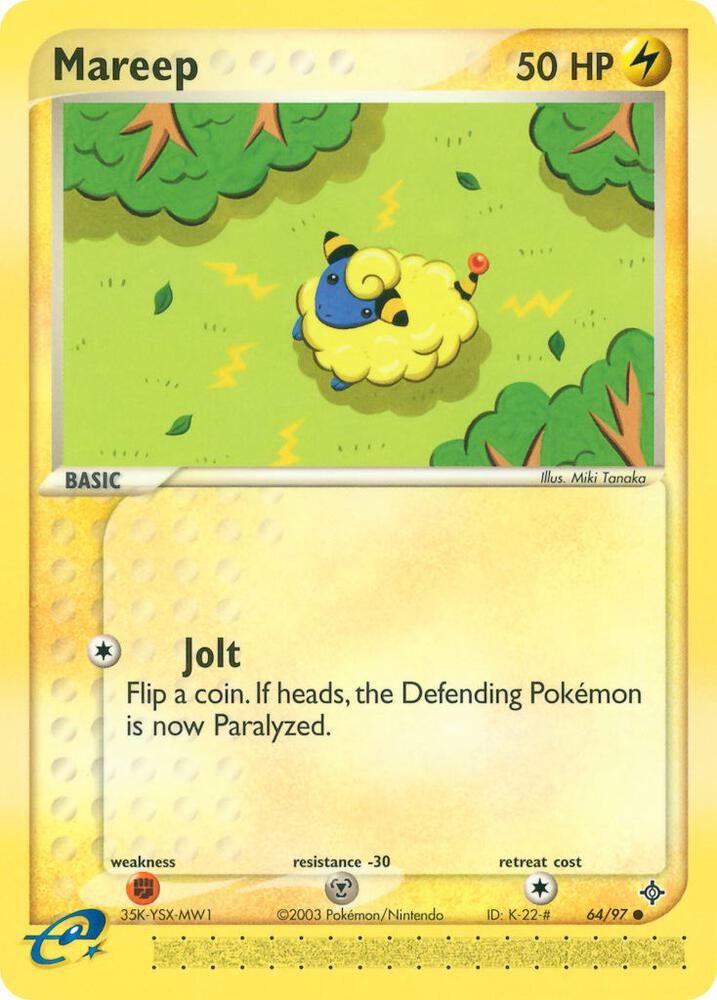 Mareep #64/97 - Dragon - Near Mint
