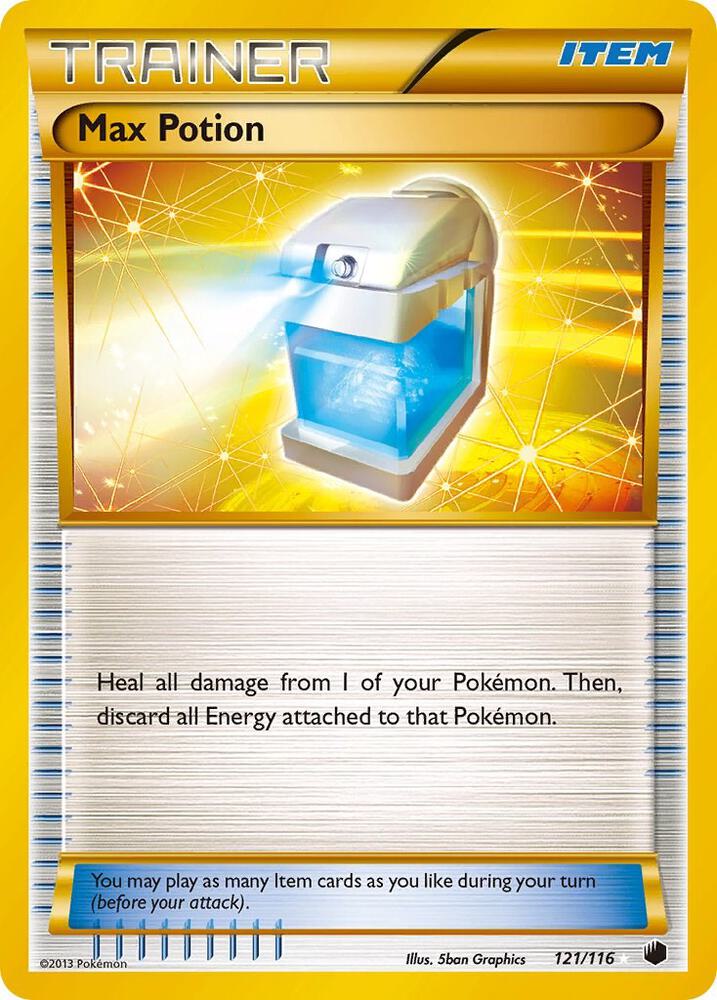 Max Potion (121 Secret Rare) #121/116 - Plasma Freeze