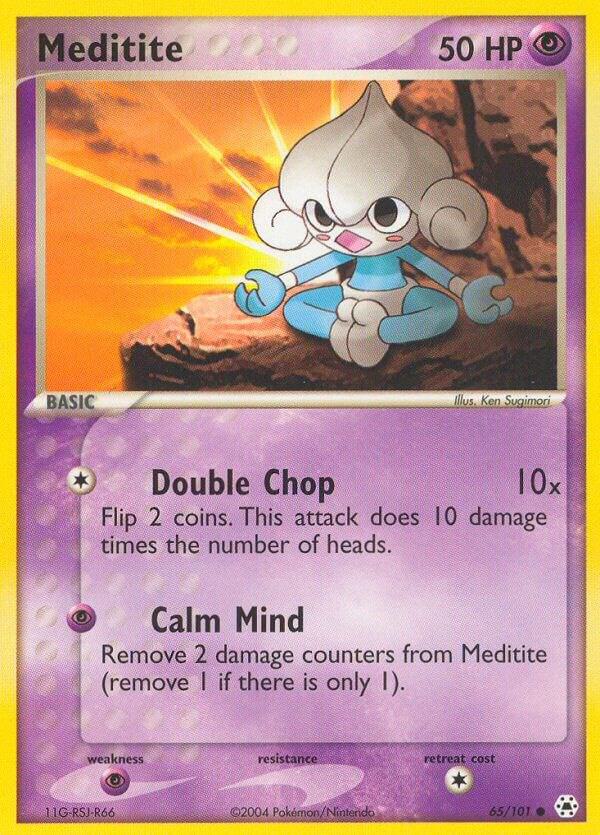 Meditite - 65/101 #65/101 - Hidden Legends