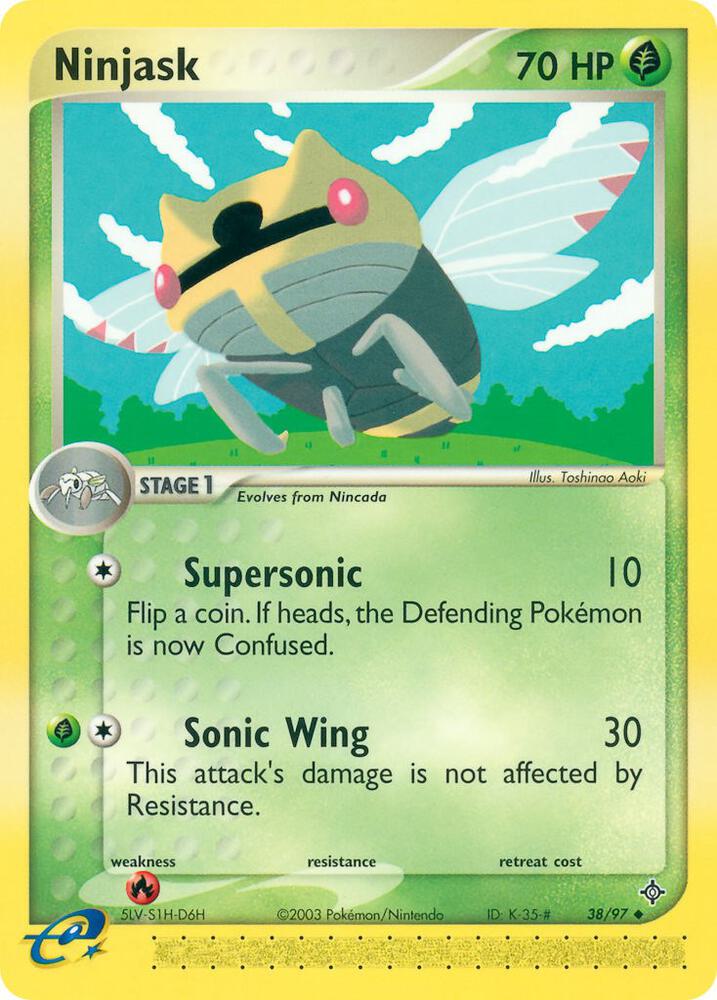 Ninjask #38/97 - Dragon - Near Mint