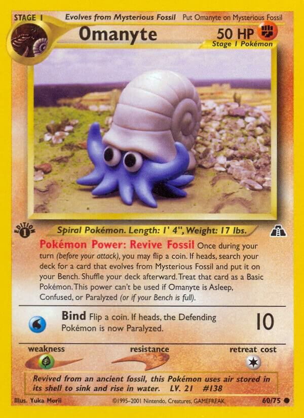 Omanyte #60/75 - Neo Discovery