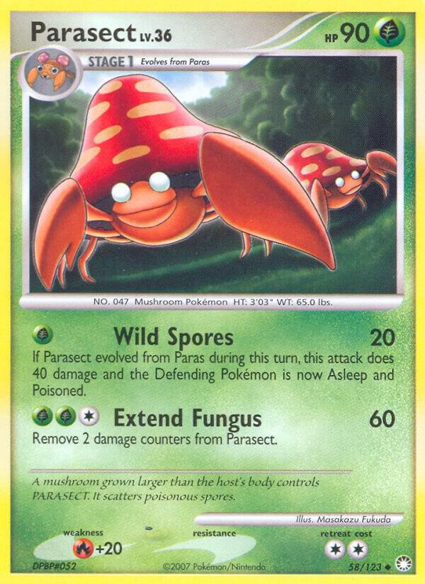 Parasect #58/123 - Mysterious Treasures - Near Mint