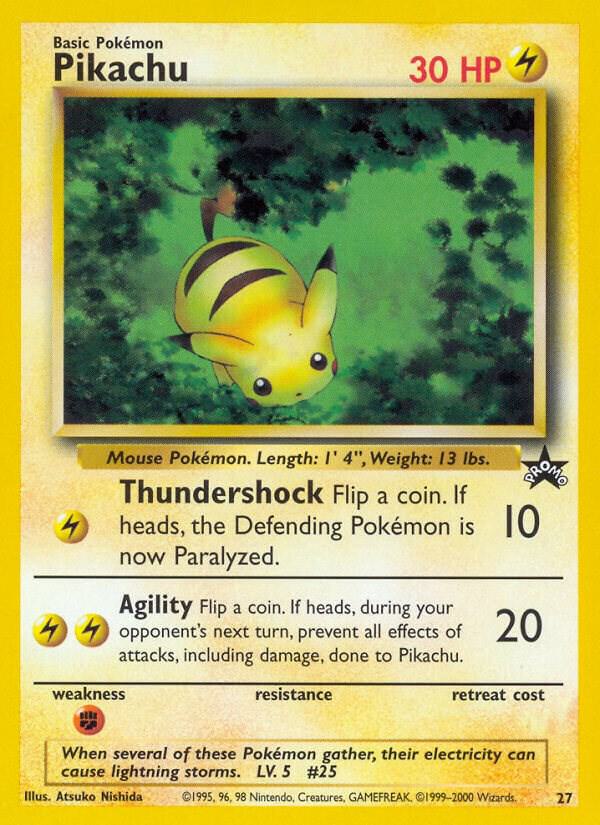 Pikachu (27) #27/53 - WoTC Promo