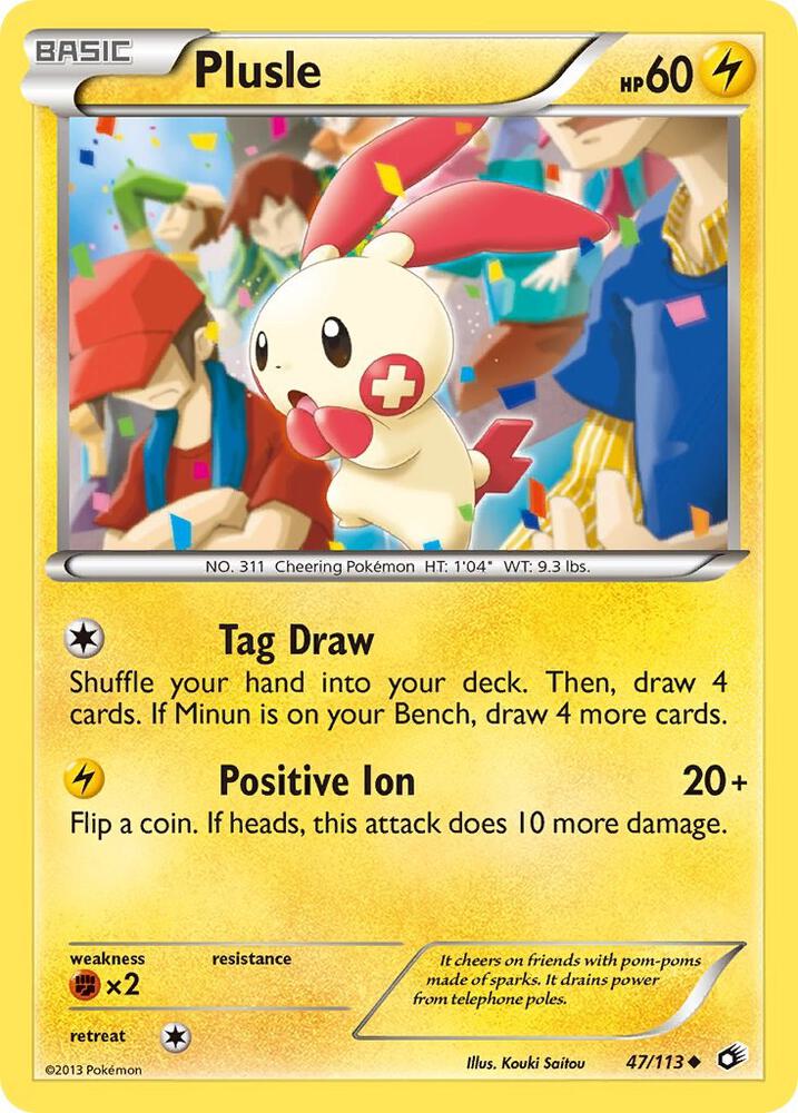 Plusle #47/113 - Legendary Treasures