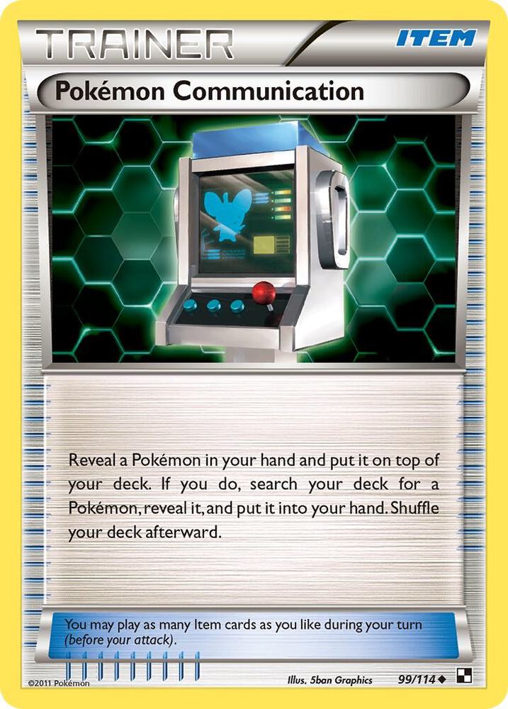 Pokemon Communication #99/114 - Black and White