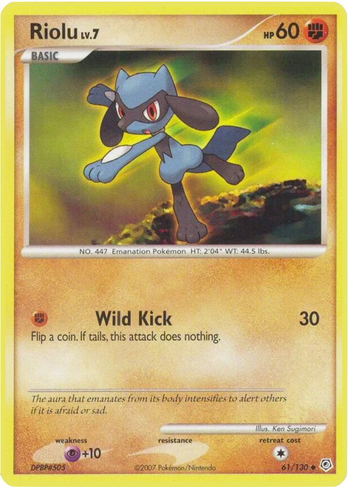 Riolu #61/130 - Diamond and Pearl
