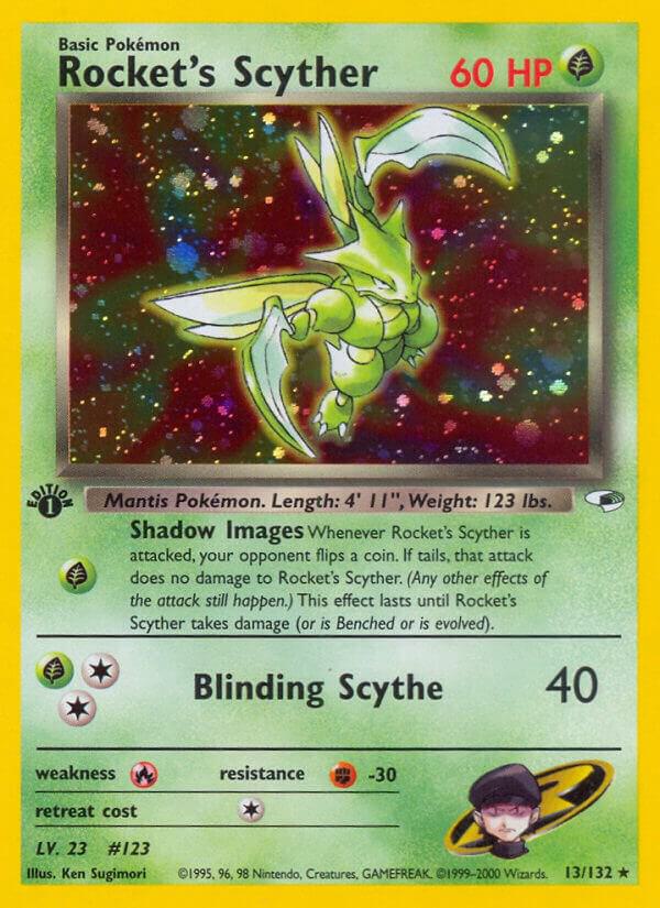 Rocket's Scyther #013/132 - Gym Heroes