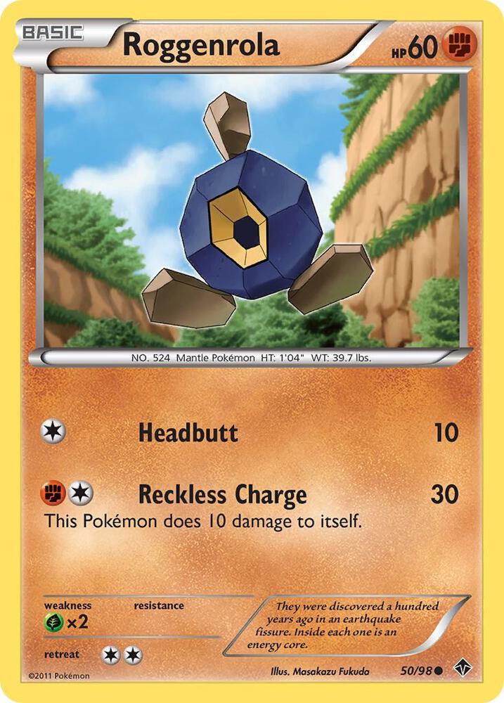Roggenrola (50) #50/98 - Emerging Powers