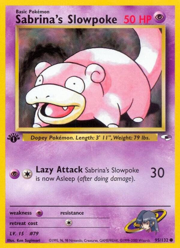 Sabrina's Slowpoke #095/132 - Gym Heroes - Near Mint