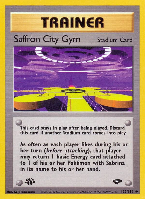 Saffron City Gym #122/132 - Gym Challenge - Near Mint