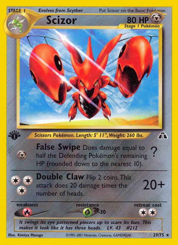 Scizor (29) #29/75 - Neo Discovery - Near Mint