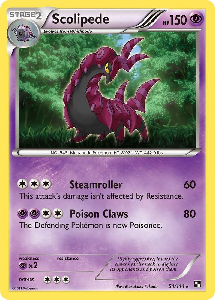 Scolipede #54/114 - Black and White