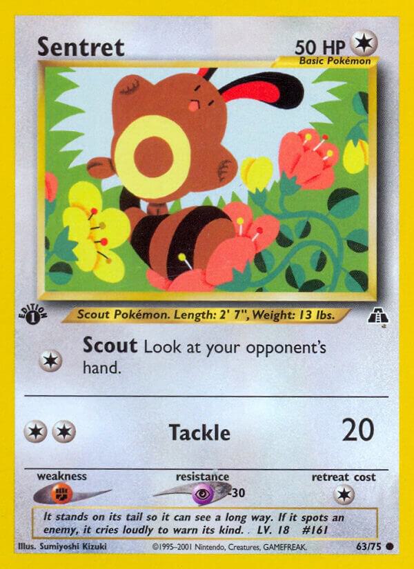 Sentret #63/75 - Neo Discovery - Near Mint