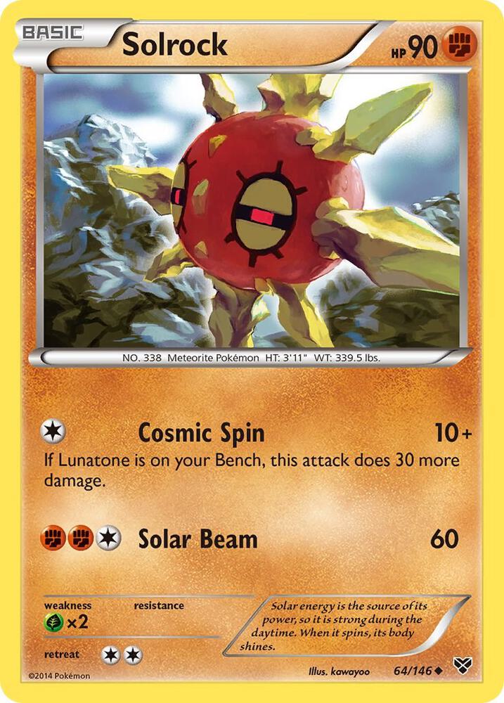 Solrock #64/146 - XY Base Set