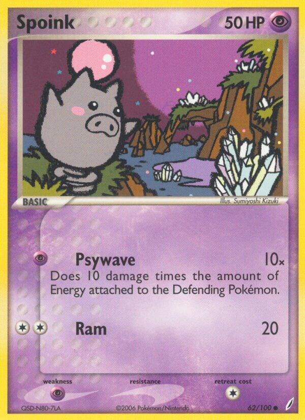 Spoink #62/100 - Crystal Guardians