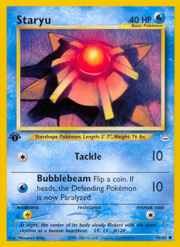 Staryu #56/64 - Neo Revelation - Near Mint
