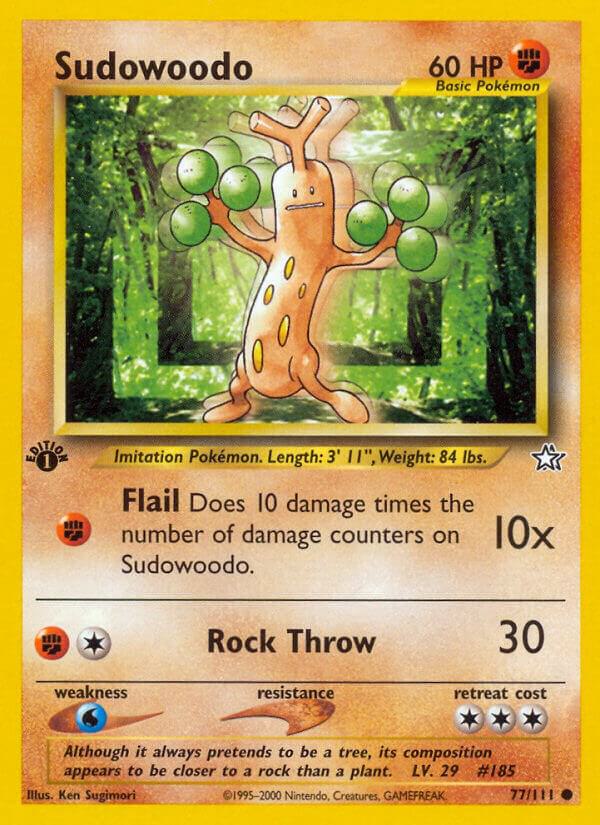 Sudowoodo #077/111 - Neo Genesis - Near Mint