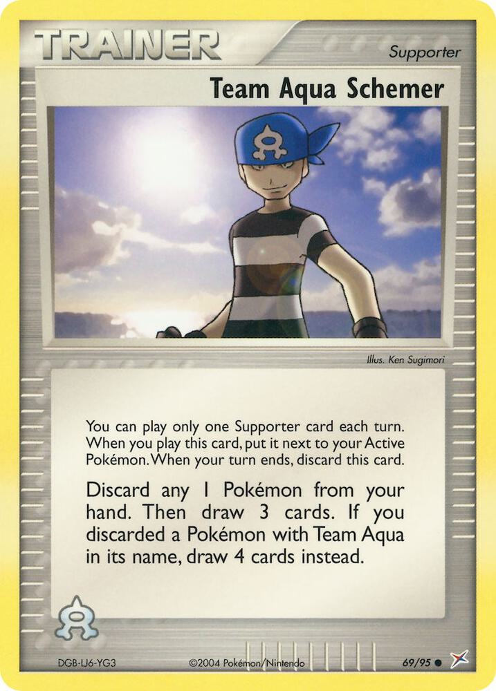 Team Aqua Schemer #69/95 - Team Magma vs Team Aqua
