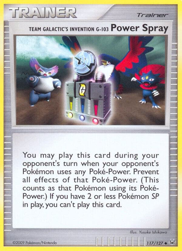 Team Galactic's Invention G-103 Power Spray #117/127 - Platinum