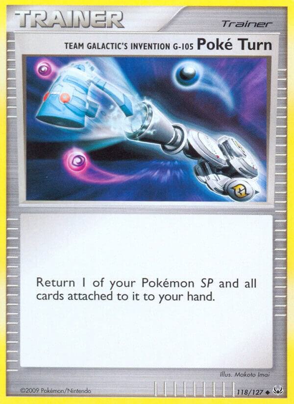 Team Galactic's Invention G-105 Poke Turn #118/127 - Platinum