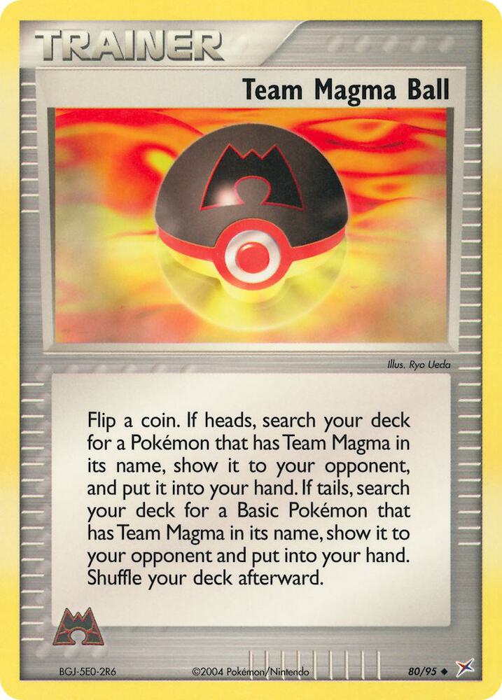 Team Magma Ball #80/95 - Team Magma vs Team Aqua