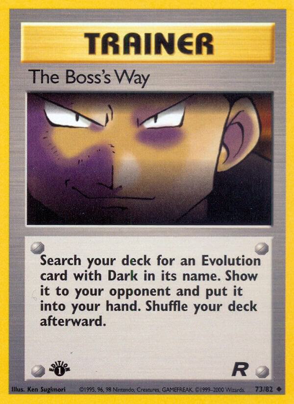 The Boss's Way #73/82 - Team Rocket - Near Mint