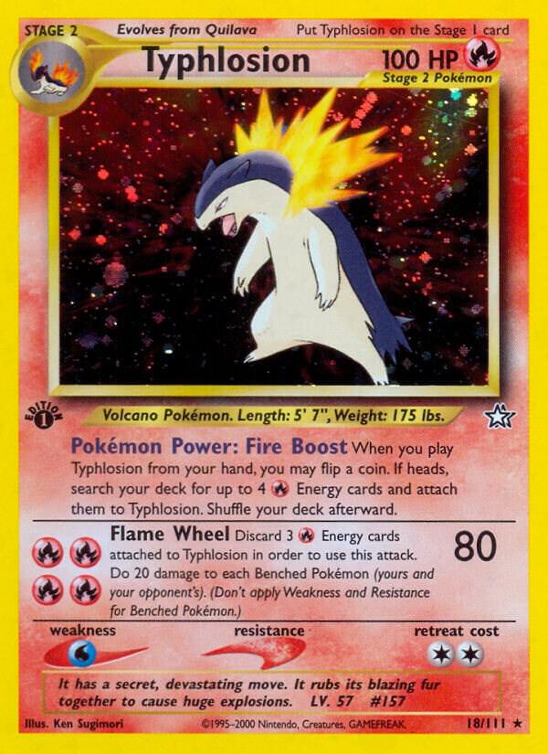 Typhlosion (18) #018/111 - Neo Genesis - Near Mint