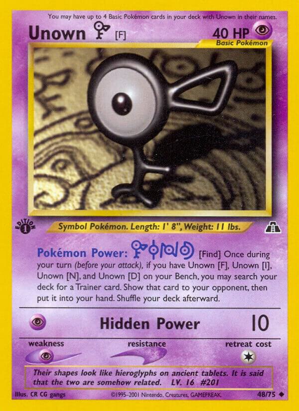 Unown [F] #48/75 - Neo Discovery