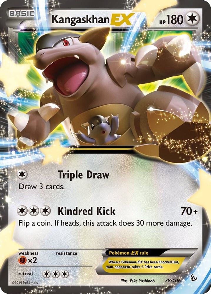 Kangaskhan EX #78/106 - XY - Flashfire - Near Mint