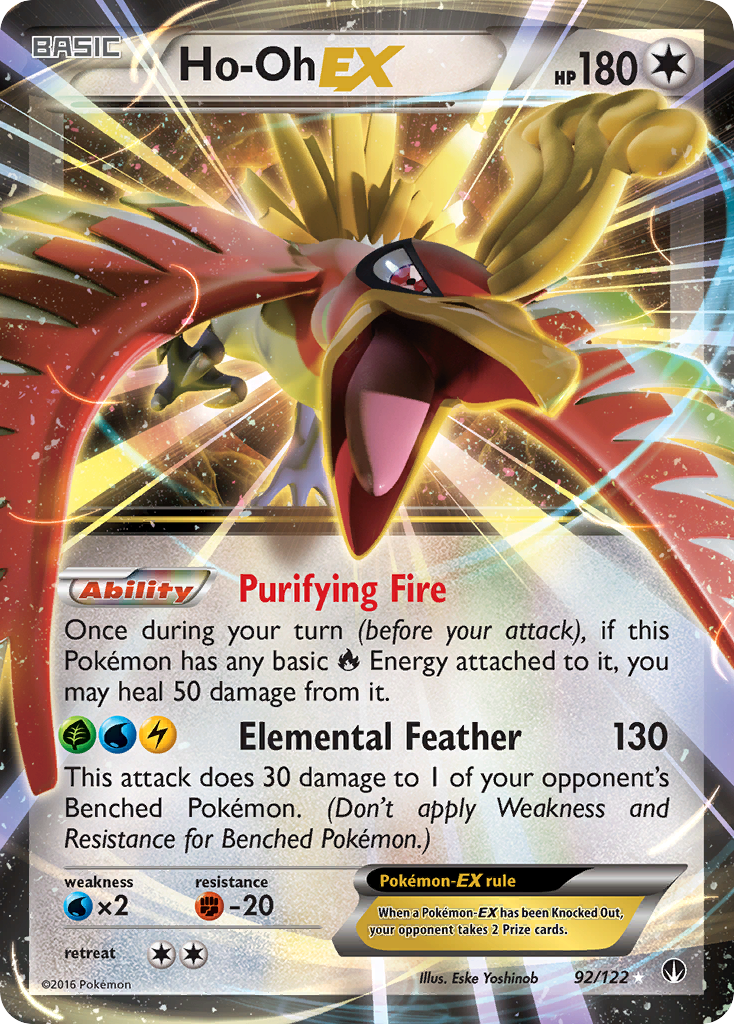 Pokémon — Ho-Oh-EX — BREAKpoint (Holo EX)
