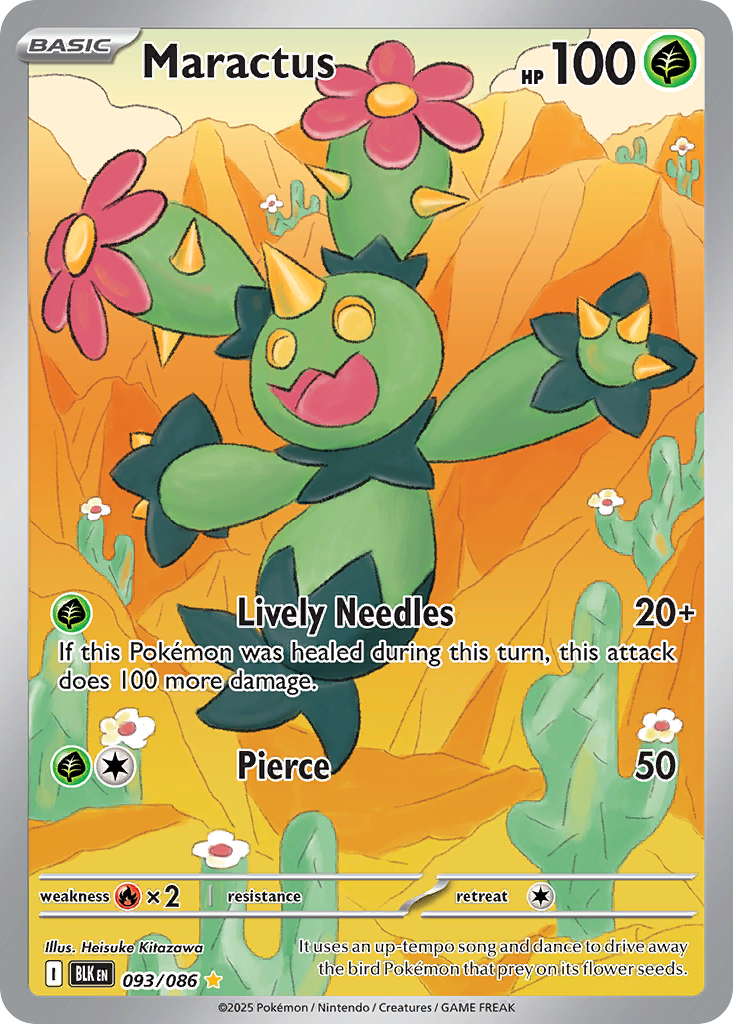 Pokémon — Maractus — Black Bolt (IR)