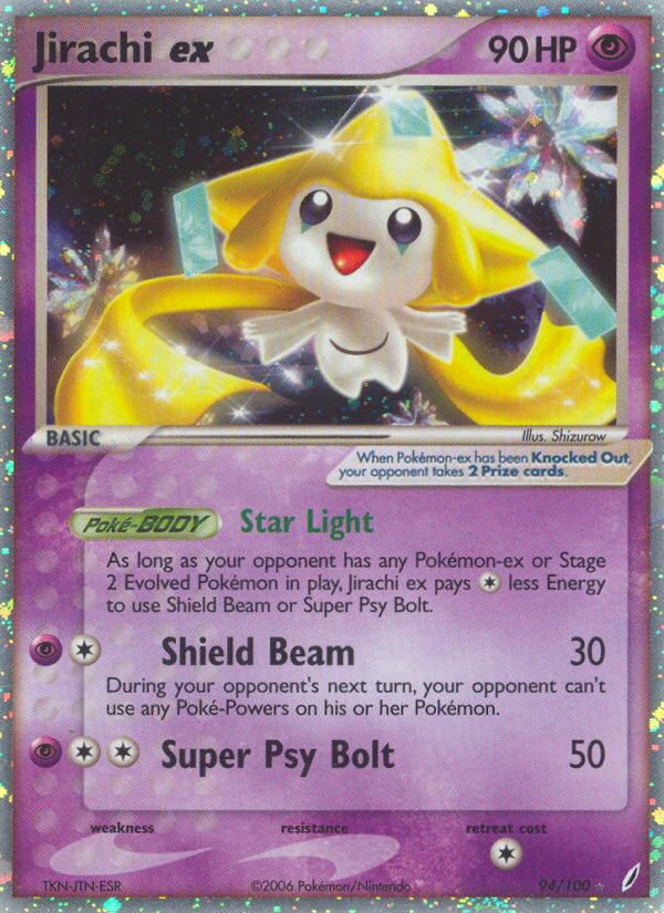 Pokémon — Jirachi ex — EX Crystal Guardians (Holo EX)