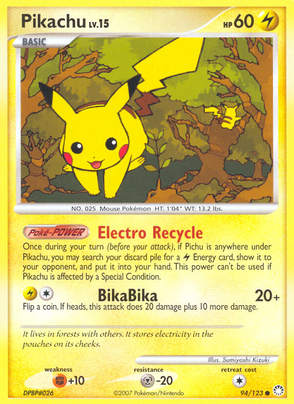 Pikachu · Mysterious Treasures · #94