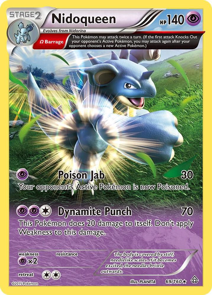 Nidoqueen (Omega) #69/160 - XY - Primal Clash - Near Mint