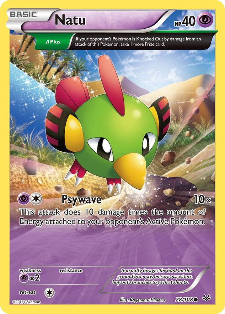 Natu (28 Delta) #28/108 - XY - Roaring Skies - Near Mint