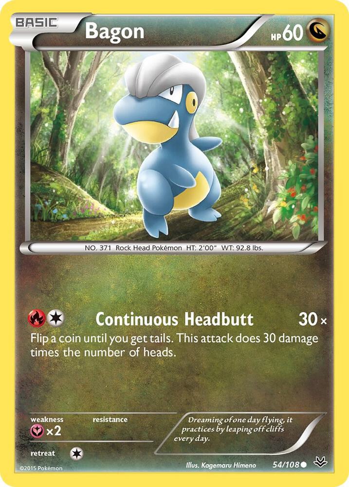 Bagon (54) #54/108 - XY - Roaring Skies - Near Mint
