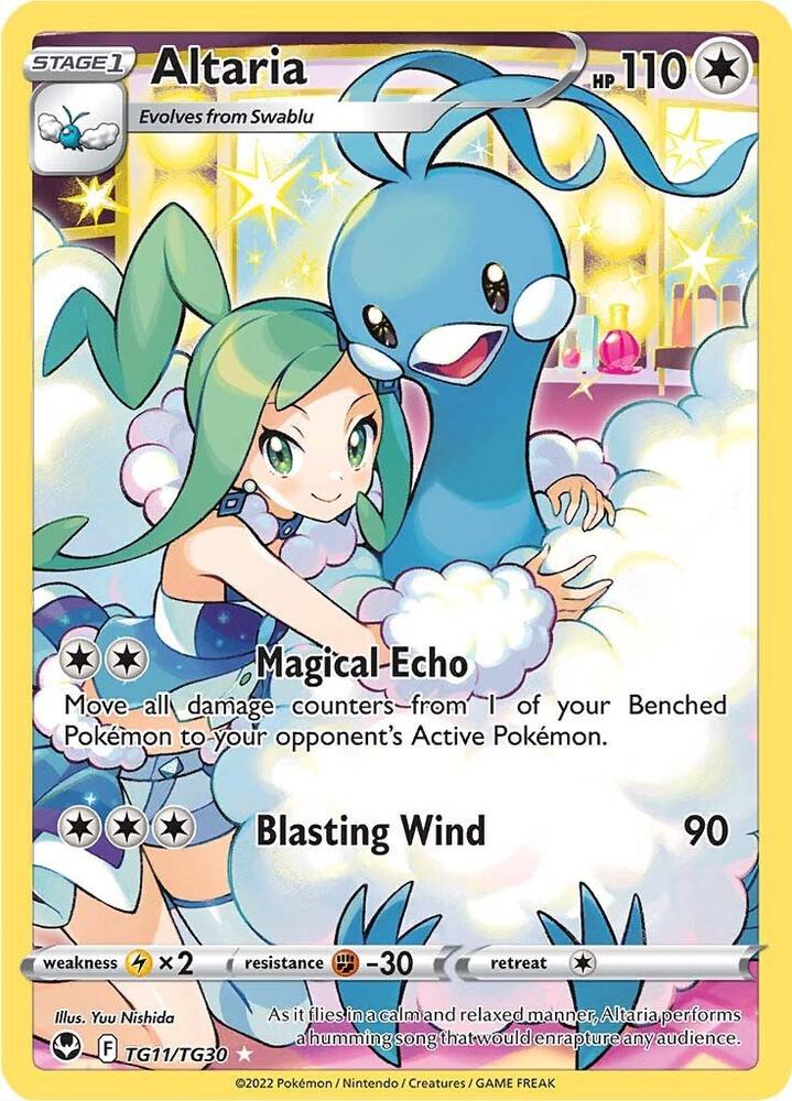 Pokémon — Sword and Shield - Silver Tempest: Trainer Gallery Altaria TG11/TG30