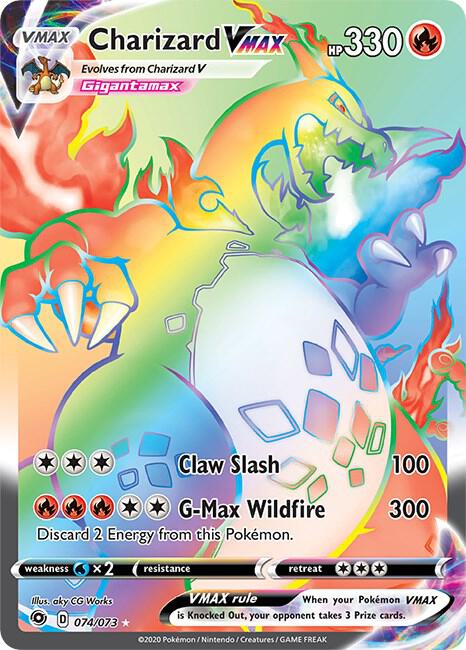 Pokémon — Sword and Shield - Champion’s Path Charizard Vmax 074/073