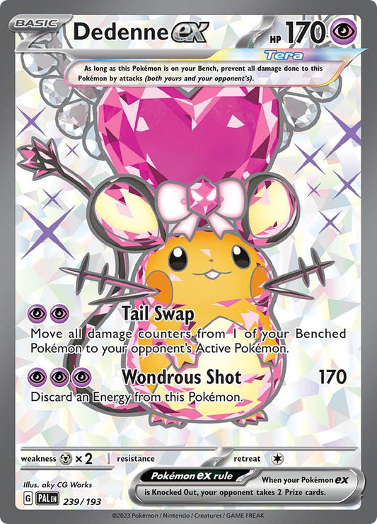 Pokemon Scarlet and Violet - Paldea Evolved Dedenne ex 239/193