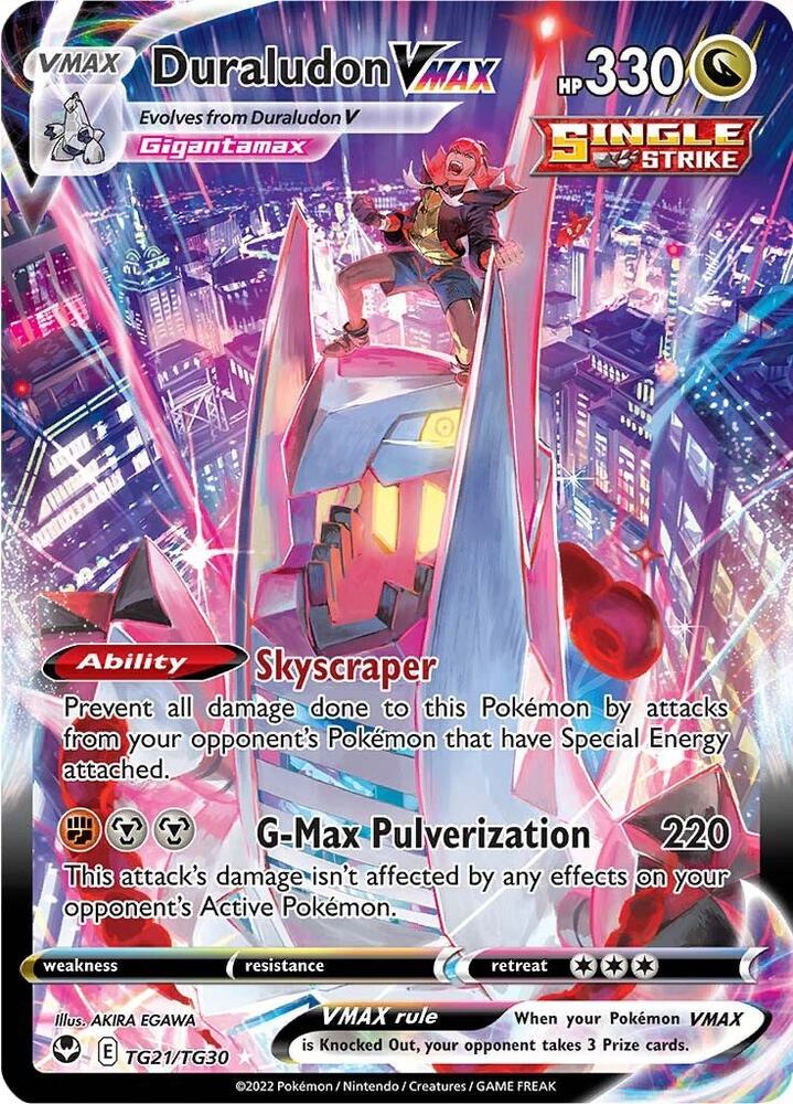 Pokémon — Sword and Shield - Silver Tempest: Trainer Gallery Duraladon Vmax TG21/TG30