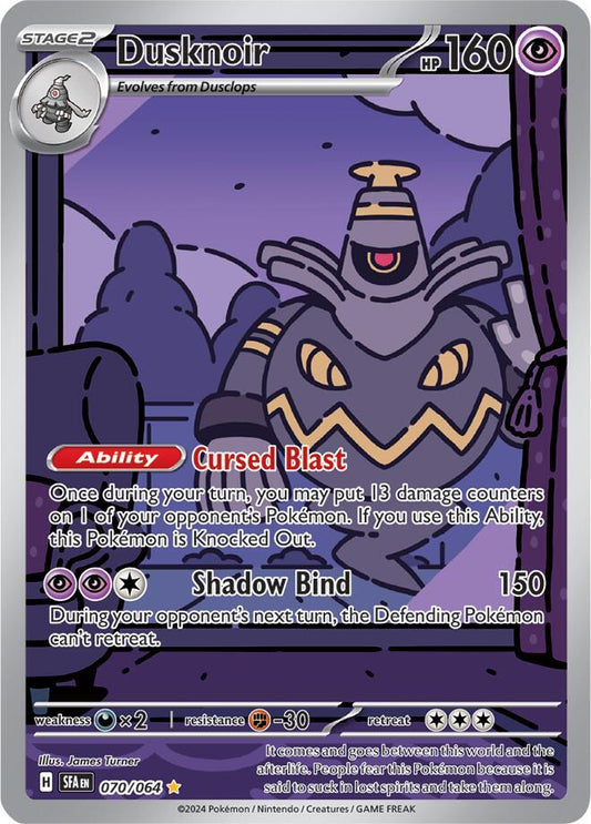 Pokemon Scarlet and Violet - Shrouded Fable Dusknoir 070/064