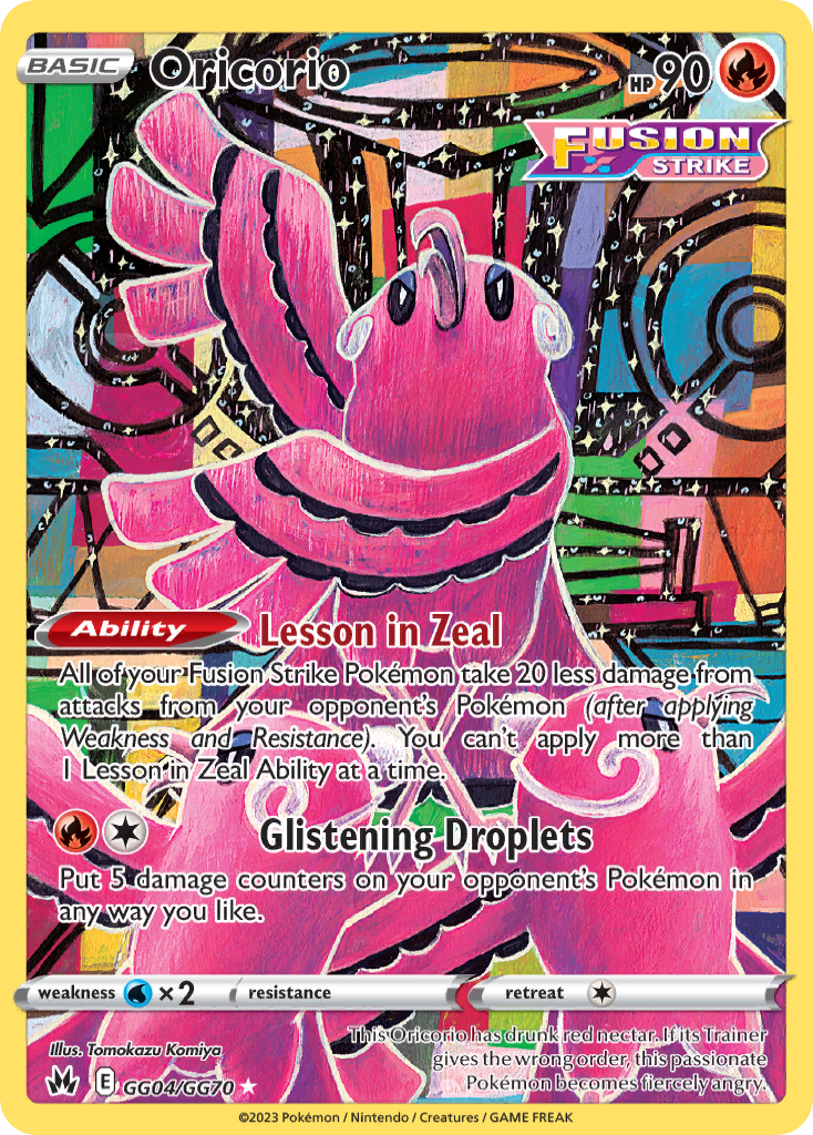 Oricorio · Crown Zenith: Galarian Gallery · #GG04/GG70
