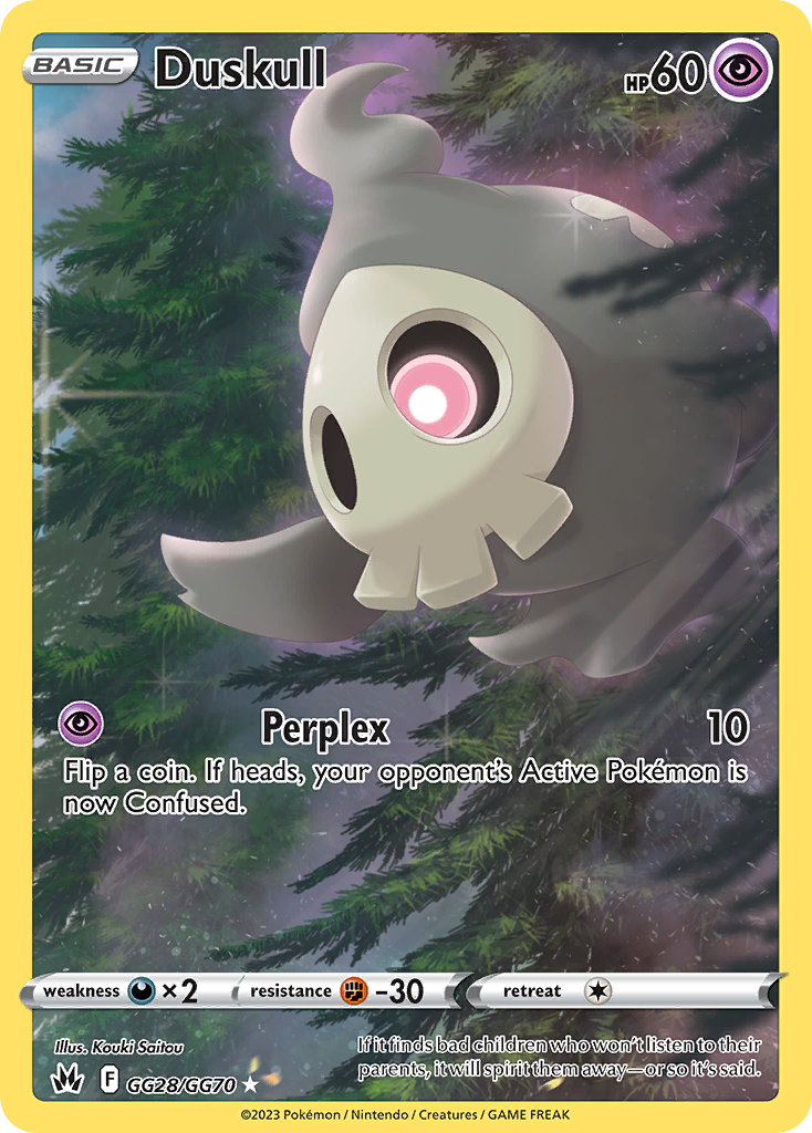 Duskull · Crown Zenith: Galarian Gallery · #GG28/GG70